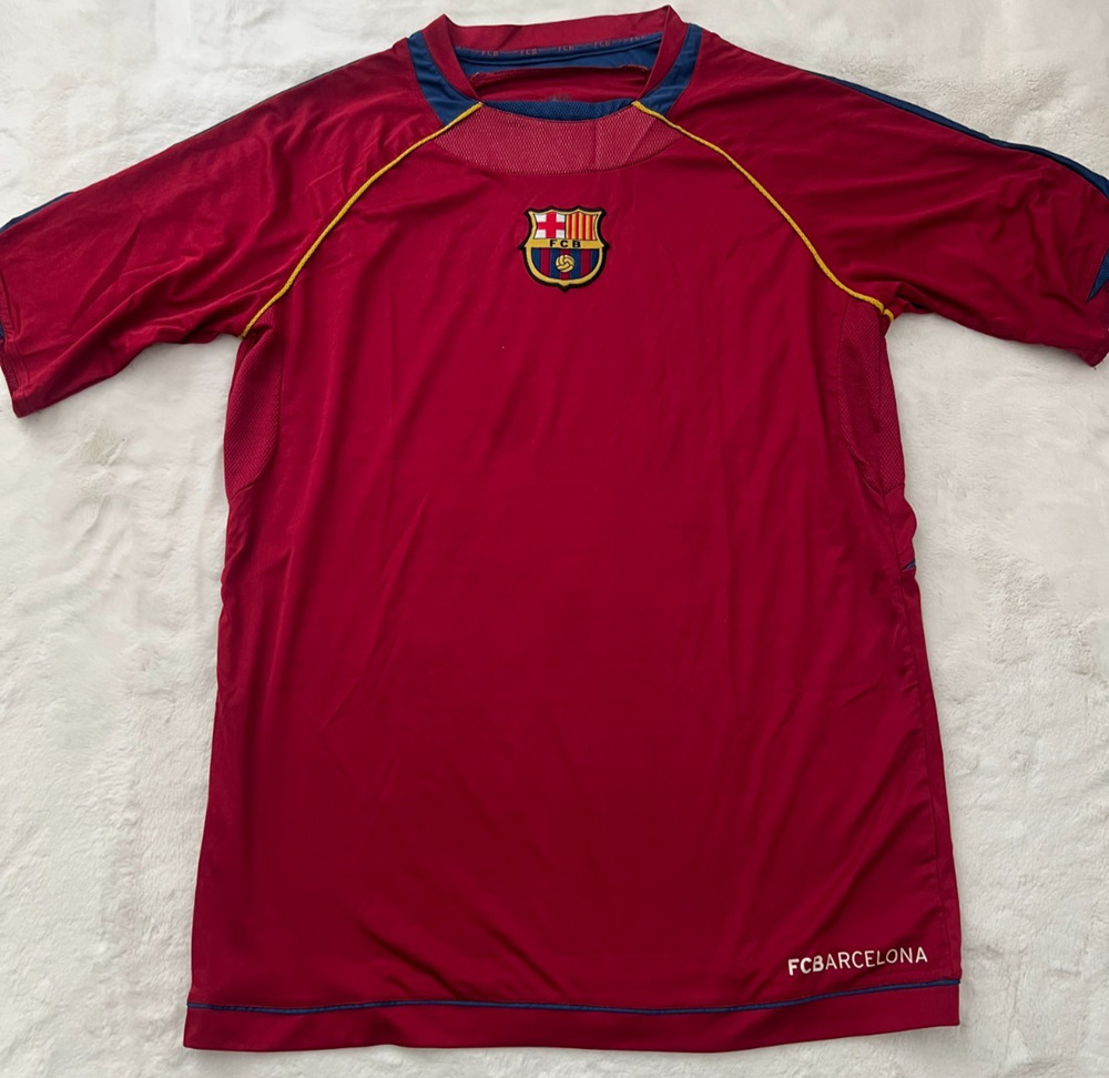 FC Barcelona Youth XL Soccer Jersey Rhinox Red Blue FCB Football Shirt